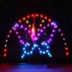 3m sq 204Bulbs Arch Butterfly LED Kite