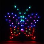 4m sq 344Bulbs Butterfly LED Kite