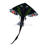 2.2m Black Manta Ray Kite