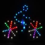 3m sq 210 Bulbs Cyclists LED Kite