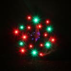 1.5m sq 48Bulbs Fire Wheel LED Kite