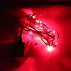 32Bulbs Red LED Line String [6m][+Battery]