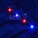 100Bulbs Blue&Red LED Kite Tail [15m][Parachute Fabric]