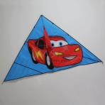 1.9m Lighting McQueen Car Delta Kite(Blue)