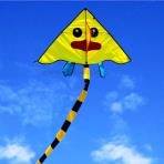 1.1m Rubber Yellow Duck Delta Kite